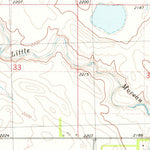 United States Geological Survey Brewer Butte, SD (1978, 24000-Scale) digital map