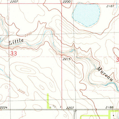United States Geological Survey Brewer Butte, SD (1978, 24000-Scale) digital map