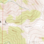 United States Geological Survey Brewer Canyon, NV (1988, 24000-Scale) digital map