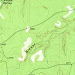 United States Geological Survey Brewer Hollow, TX (1970, 24000-Scale) digital map