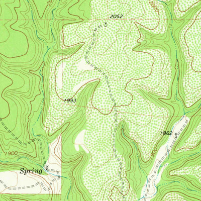 United States Geological Survey Brewer Hollow, TX (1970, 24000-Scale) digital map