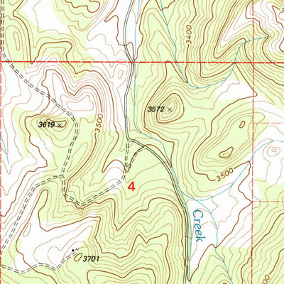 United States Geological Survey Brewer Reservoir, OR (1992, 24000-Scale) digital map