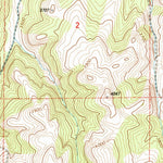United States Geological Survey Brewer Reservoir, OR (1992, 24000-Scale) digital map