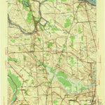 United States Geological Survey Brewerton, NY (1943, 31680-Scale) digital map