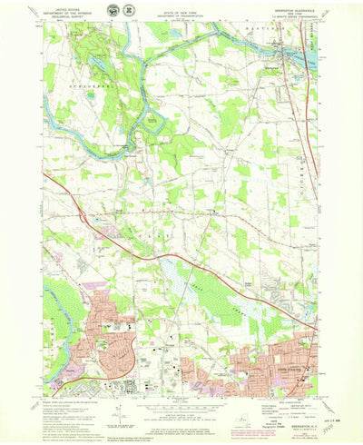 United States Geological Survey Brewerton, NY (1973, 24000-Scale) digital map
