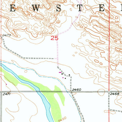 United States Geological Survey Brewster, NE (1952, 24000-Scale) digital map