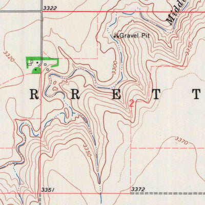 United States Geological Survey Brewster NE, KS (1967, 24000-Scale) digital map