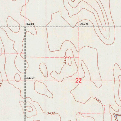 United States Geological Survey Brewster NW, KS (1966, 24000-Scale) digital map