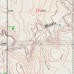United States Geological Survey Brewster NW, KS (1966, 24000-Scale) digital map