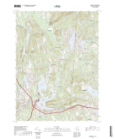 United States Geological Survey Brewster, NY (2023, 24000-Scale) digital map