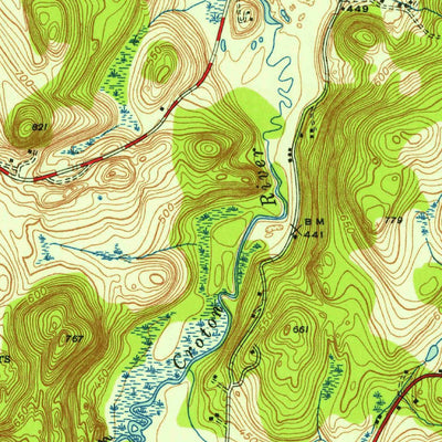 United States Geological Survey Brewster, NY-CT (1943, 31680-Scale) digital map