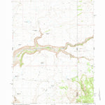 United States Geological Survey Brewster Reservoir, OR-ID (1980, 24000-Scale) digital map
