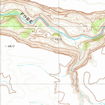 United States Geological Survey Brewster Reservoir, OR-ID (1980, 24000-Scale) digital map