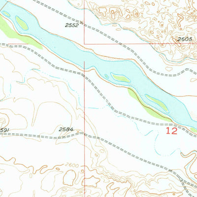 United States Geological Survey Brewster SW, NE (1952, 24000-Scale) digital map