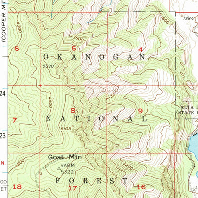 United States Geological Survey Brewster, WA (1957, 62500-Scale) digital map