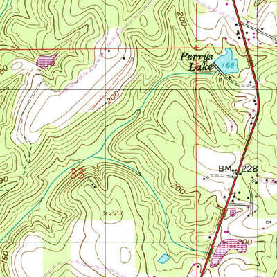 United States Geological Survey Brewton North, AL (1960, 24000-Scale) digital map