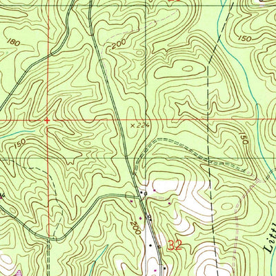 United States Geological Survey Brewton North, AL (1960, 24000-Scale) digital map