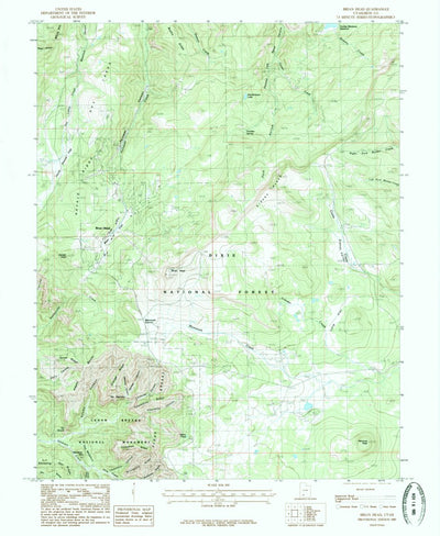 United States Geological Survey Brian Head, UT (1985, 24000-Scale) digital map