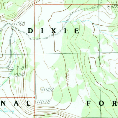 United States Geological Survey Brian Head, UT (1985, 24000-Scale) digital map