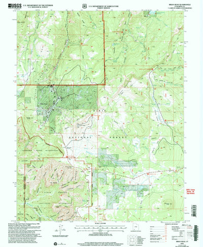 United States Geological Survey Brian Head, UT (2002, 24000-Scale) digital map