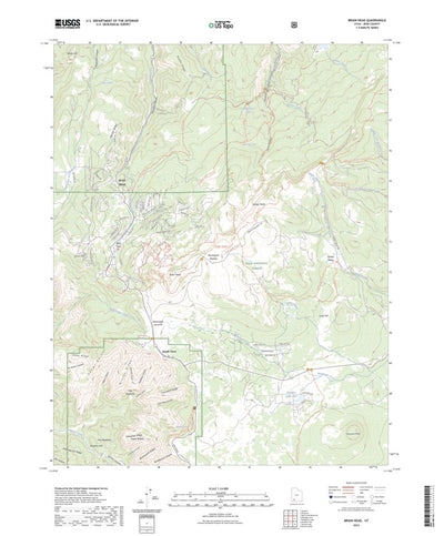 United States Geological Survey Brian Head, UT (2023, 24000-Scale) digital map