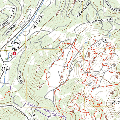 United States Geological Survey Brian Head, UT (2023, 24000-Scale) digital map