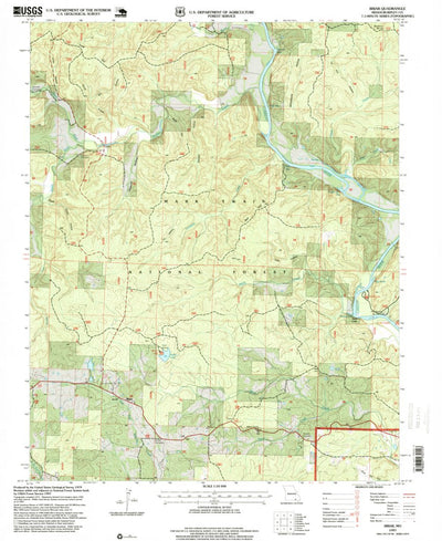United States Geological Survey Briar, MO (1997, 24000-Scale) digital map