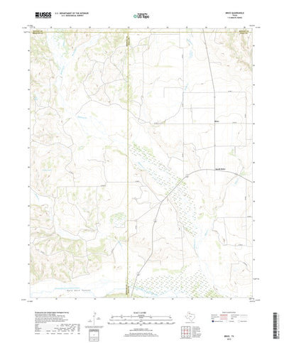 United States Geological Survey Brice, TX (2019, 24000-Scale) digital map