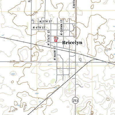 United States Geological Survey Bricelyn, MN (2022, 24000-Scale) digital map
