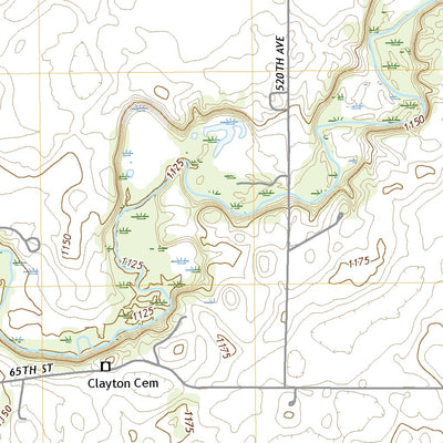 United States Geological Survey Bricelyn, MN (2022, 24000-Scale) digital map