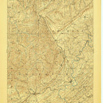 United States Geological Survey Briceville, TN (1895, 125000-Scale) digital map