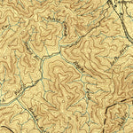 United States Geological Survey Briceville, TN (1895, 125000-Scale) digital map