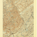 United States Geological Survey Briceville, TN (1896, 125000-Scale) digital map
