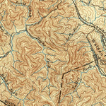 United States Geological Survey Briceville, TN (1896, 125000-Scale) digital map