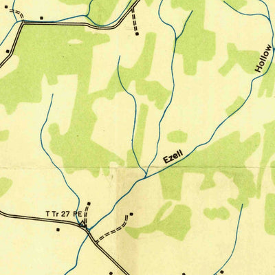 United States Geological Survey Brick Church, TN (1936, 24000-Scale) digital map