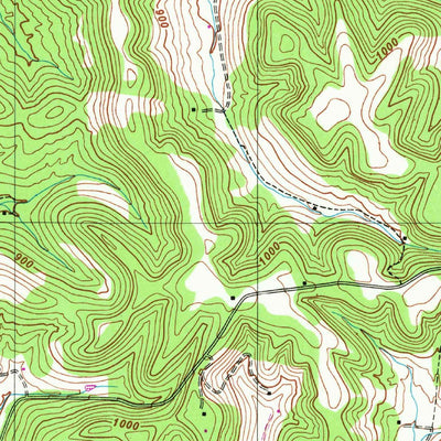 United States Geological Survey Brick Church, TN (1946, 24000-Scale) digital map