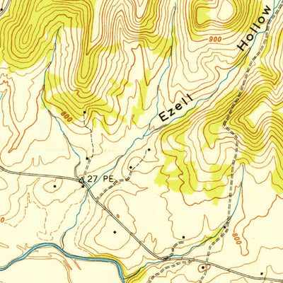 United States Geological Survey Brick Church, TN (1949, 24000-Scale) digital map