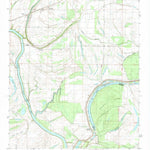 United States Geological Survey Brickeys, AR-MS (1984, 24000-Scale) digital map