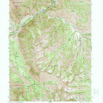 United States Geological Survey Bridal Veil Falls, UT (1993, 24000-Scale) digital map