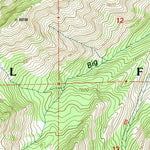 United States Geological Survey Bridal Veil Falls, UT (1998, 24000-Scale) digital map