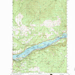 United States Geological Survey Bridal Veil, OR-WA (1954, 62500-Scale) digital map
