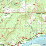 United States Geological Survey Bridal Veil, OR-WA (1954, 62500-Scale) digital map