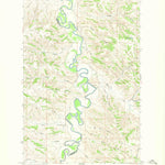 United States Geological Survey Bridge Coulee, MT (1967, 24000-Scale) digital map