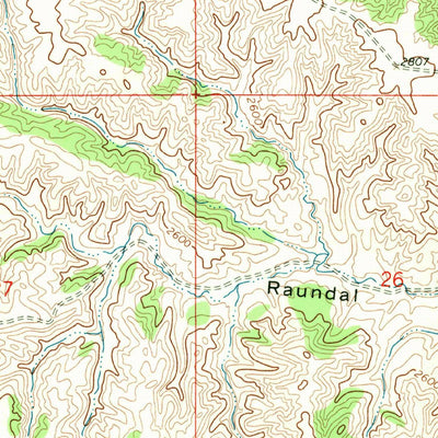 United States Geological Survey Bridge Coulee, MT (1967, 24000-Scale) digital map