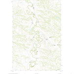 United States Geological Survey Bridge Coulee, MT (2020, 24000-Scale) digital map