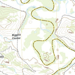 United States Geological Survey Bridge Coulee, MT (2020, 24000-Scale) digital map