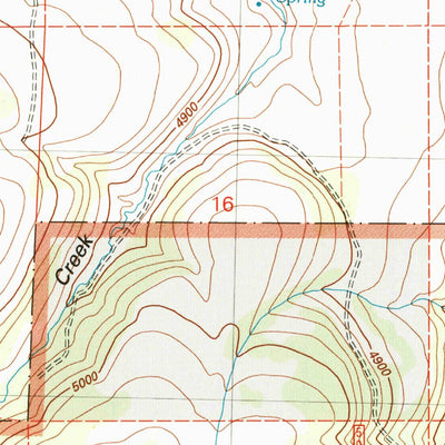 United States Geological Survey Bridge Creek Draw, OR (2004, 24000-Scale) digital map