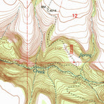 United States Geological Survey Bridge Creek, OR (1995, 24000-Scale) digital map