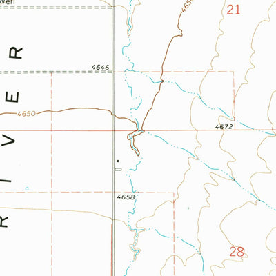 United States Geological Survey Bridge, ID (1968, 24000-Scale) digital map