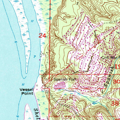 United States Geological Survey Bridgehead, AL (1953, 24000-Scale) digital map